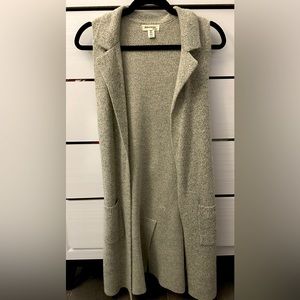 Long vest / Grey /